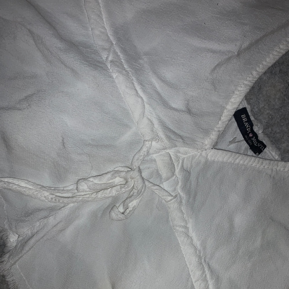 Brandy Melville White crop top